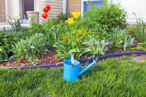 Gardener preparing tools for safe garden work